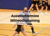 Änderungen für das Mittwochstraining!